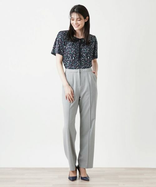 Leilian / レリアン その他パンツ | ノータックストレートパンツ【Leilian WHITE LABEL】 | 詳細1