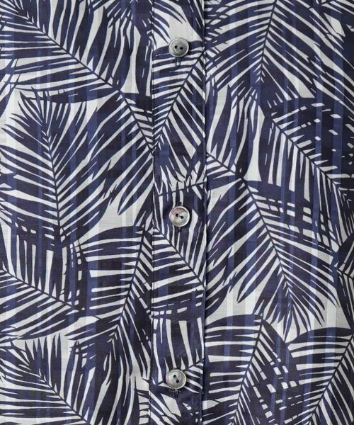 Leilian / レリアン シャツ・ブラウス | リーフプリント総柄シャツ | 詳細11