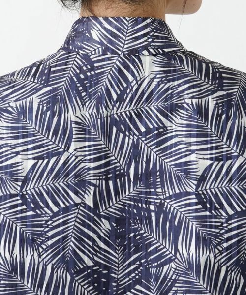 Leilian / レリアン シャツ・ブラウス | リーフプリント総柄シャツ | 詳細8