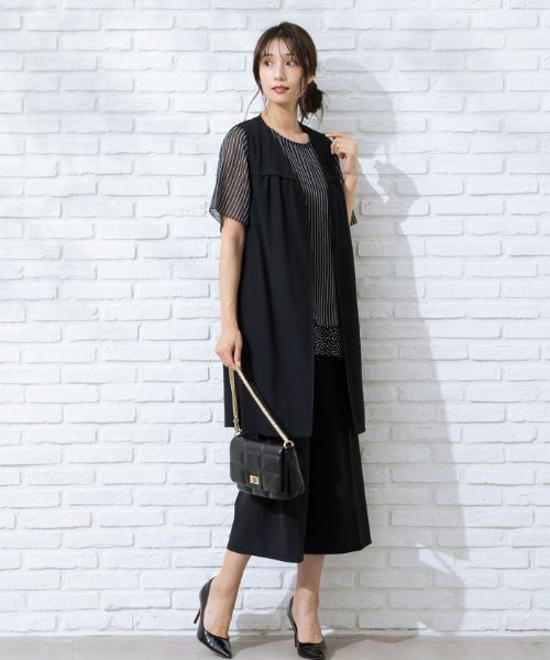 Leilian / レリアン テーラードジャケット | 洗えるジレ | 詳細1