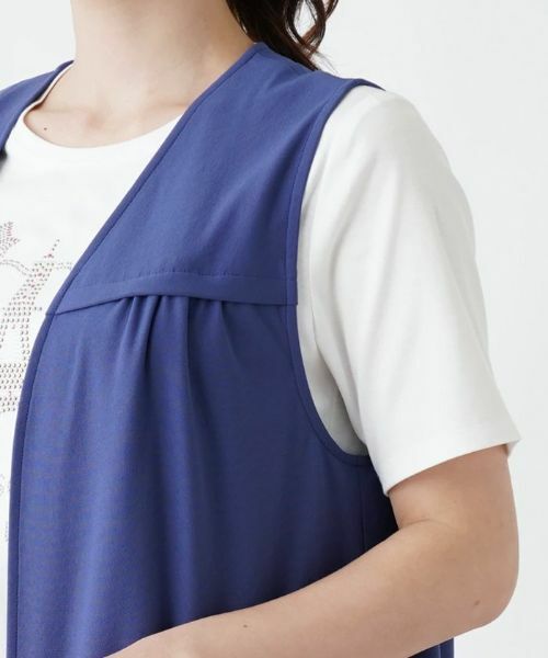 Leilian / レリアン テーラードジャケット | 洗えるジレ | 詳細10