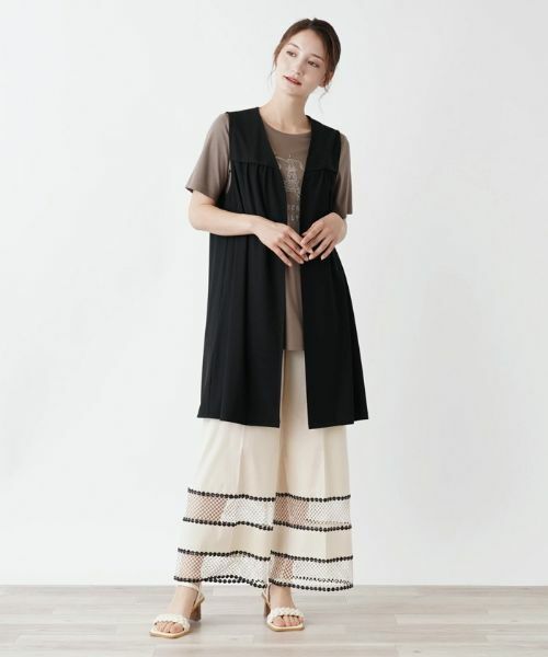 Leilian / レリアン テーラードジャケット | 洗えるジレ | 詳細14