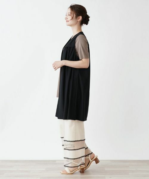 Leilian / レリアン テーラードジャケット | 洗えるジレ | 詳細15