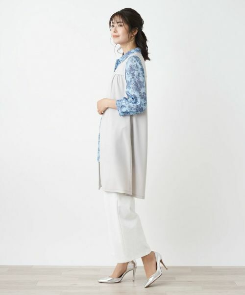 Leilian / レリアン テーラードジャケット | 洗えるジレ | 詳細18