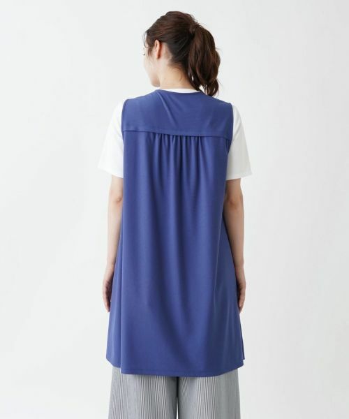 Leilian / レリアン テーラードジャケット | 洗えるジレ | 詳細7