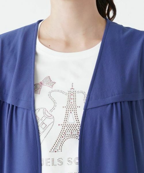 Leilian / レリアン テーラードジャケット | 洗えるジレ | 詳細8