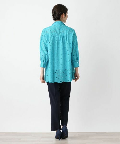 Leilian / レリアン シャツ・ブラウス | カットワーク刺繍ブラウス | 詳細15