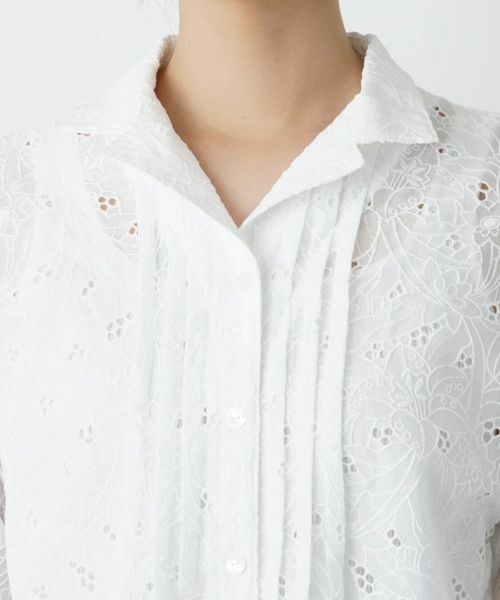 Leilian / レリアン シャツ・ブラウス | カットワーク刺繍ブラウス | 詳細7