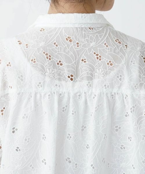 Leilian / レリアン シャツ・ブラウス | カットワーク刺繍ブラウス | 詳細8