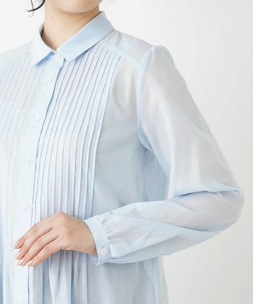 Leilian / レリアン シャツ・ブラウス | シアーコットンブラウス【Leilian WHITE LABEL】 | 詳細12