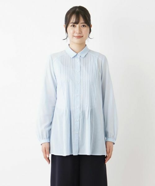 Leilian / レリアン シャツ・ブラウス | シアーコットンブラウス【Leilian WHITE LABEL】 | 詳細7