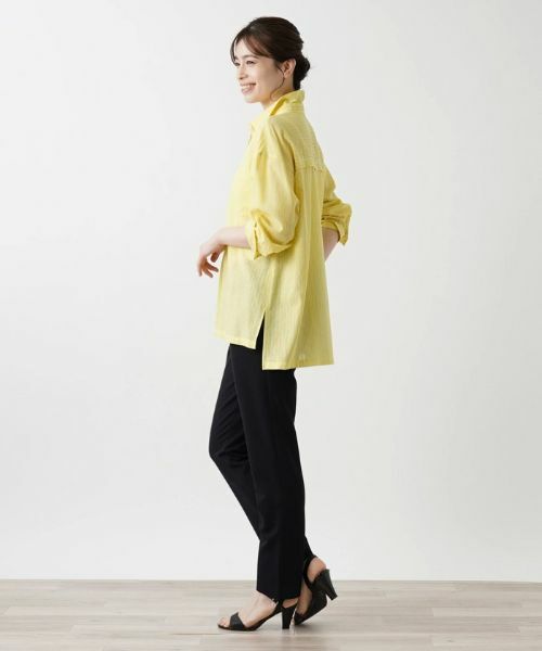 Leilian / レリアン シャツ・ブラウス | ストライプブラウス | 詳細5