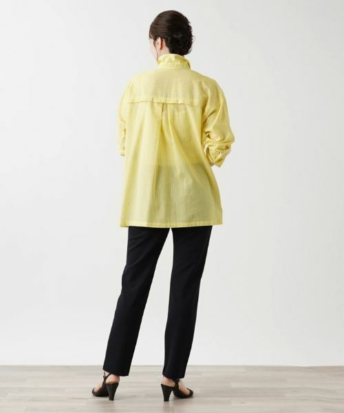 Leilian / レリアン シャツ・ブラウス | ストライプブラウス | 詳細6