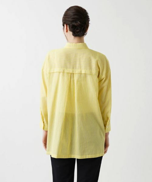 Leilian / レリアン シャツ・ブラウス | ストライプブラウス | 詳細9