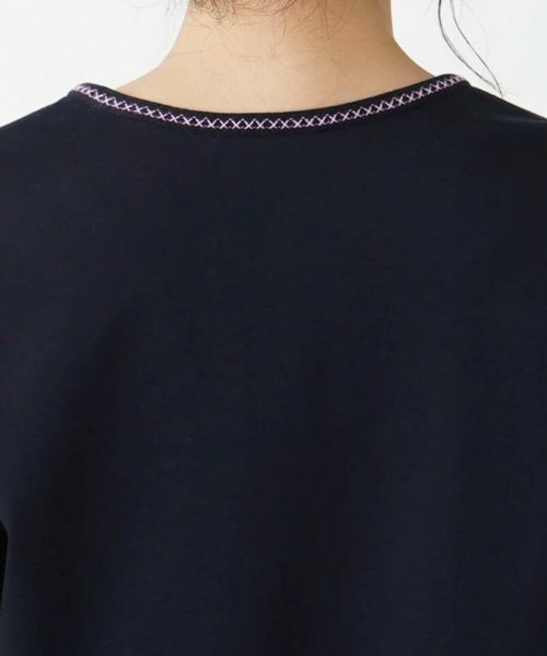 Leilian / レリアン カットソー | 刺繍半袖プルオーバー | 詳細13