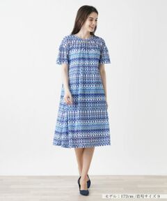 Leilian / レリアン ドレス | 洗えるミディ丈ワンピース【パワーネット素材】