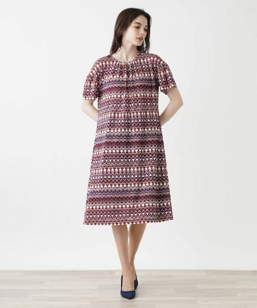 Leilian / レリアン ドレス | 洗えるミディ丈ワンピース【パワーネット素材】 | 詳細14