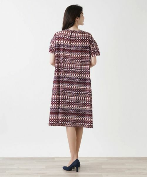 Leilian / レリアン ドレス | 洗えるミディ丈ワンピース【パワーネット素材】 | 詳細16