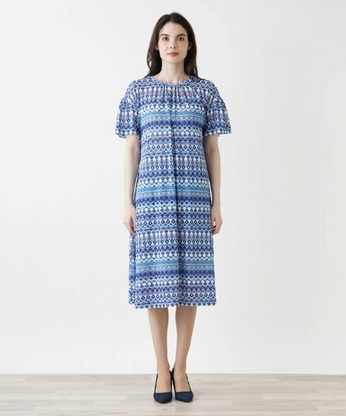 Leilian / レリアン ドレス | 洗えるミディ丈ワンピース【パワーネット素材】 | 詳細4