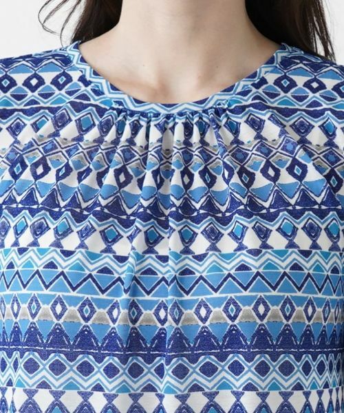 Leilian / レリアン ドレス | 洗えるミディ丈ワンピース【パワーネット素材】 | 詳細7