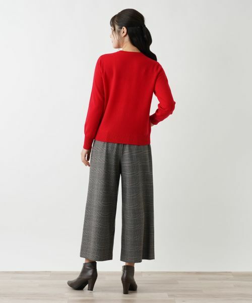 Leilian / レリアン カーディガン・ボレロ | カシミヤクルーネックカーディガン | 詳細11