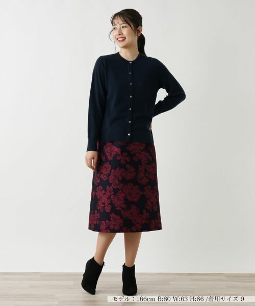 Leilian / レリアン カーディガン・ボレロ | カシミヤクルーネックカーディガン | 詳細12