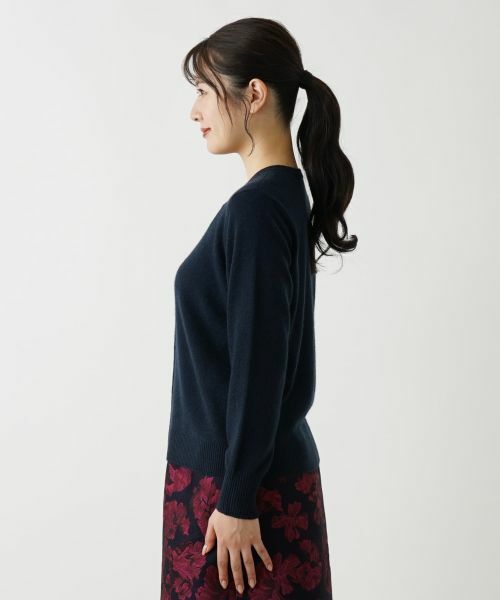 Leilian / レリアン カーディガン・ボレロ | カシミヤクルーネックカーディガン | 詳細17