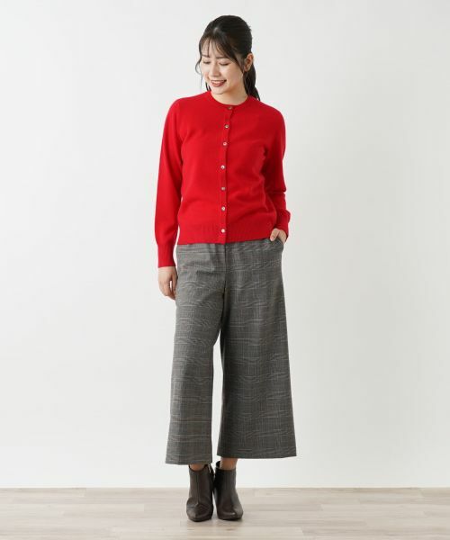 Leilian / レリアン カーディガン・ボレロ | カシミヤクルーネックカーディガン | 詳細9