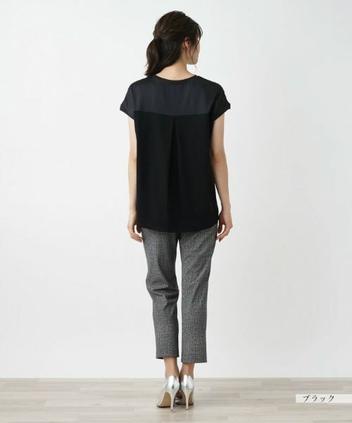 Leilian / レリアン カットソー | 切替えフレンチスリーブカットソー | 詳細15