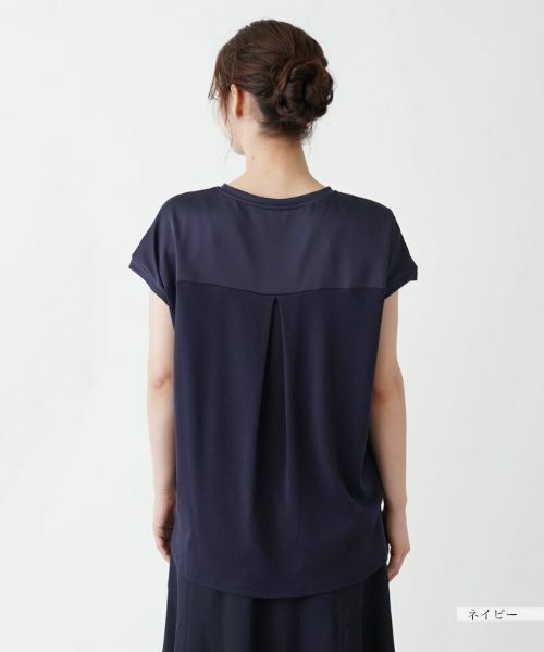 Leilian / レリアン カットソー | 切替えフレンチスリーブカットソー | 詳細6
