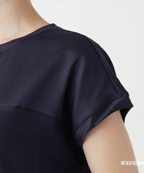 Leilian / レリアン カットソー | 切替えフレンチスリーブカットソー | 詳細9