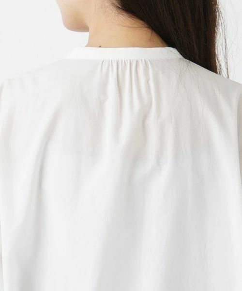 Leilian / レリアン シャツ・ブラウス | ７分丈バンドカラーブラウス | 詳細10