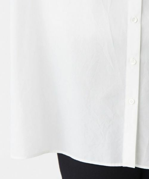 Leilian / レリアン シャツ・ブラウス | ７分丈バンドカラーブラウス | 詳細12