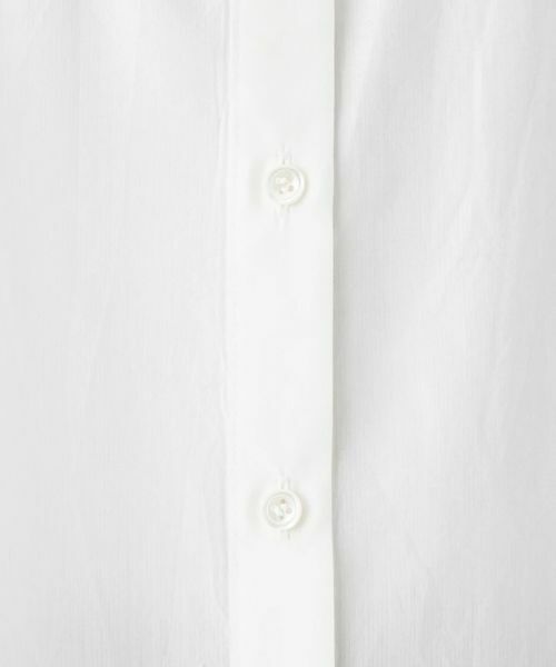 Leilian / レリアン シャツ・ブラウス | ７分丈バンドカラーブラウス | 詳細13