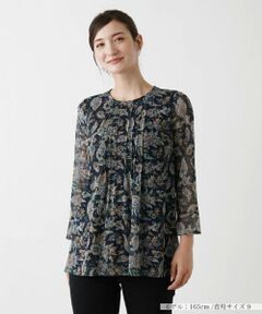 Leilian / レリアン カットソー | ペイズリー柄カットソー【ERICA】