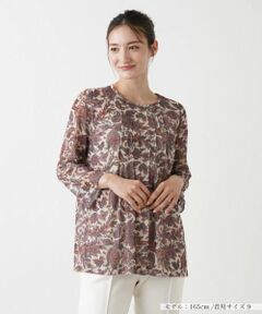 Leilian / レリアン カットソー | ペイズリー柄カットソー【ERICA】