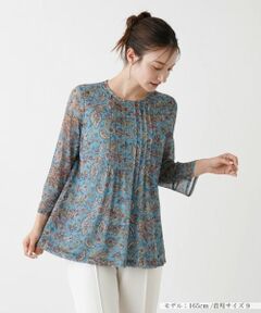 Leilian / レリアン カットソー | ペイズリー柄カットソー【ERICA】