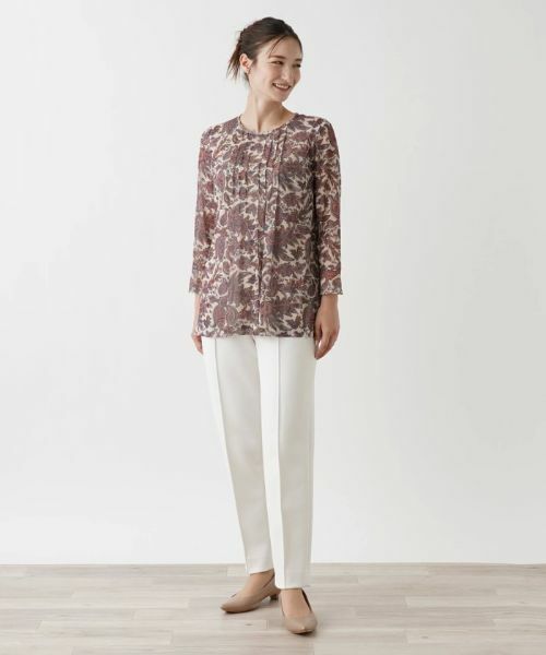 Leilian / レリアン カットソー | ペイズリー柄カットソー【ERICA】 | 詳細1