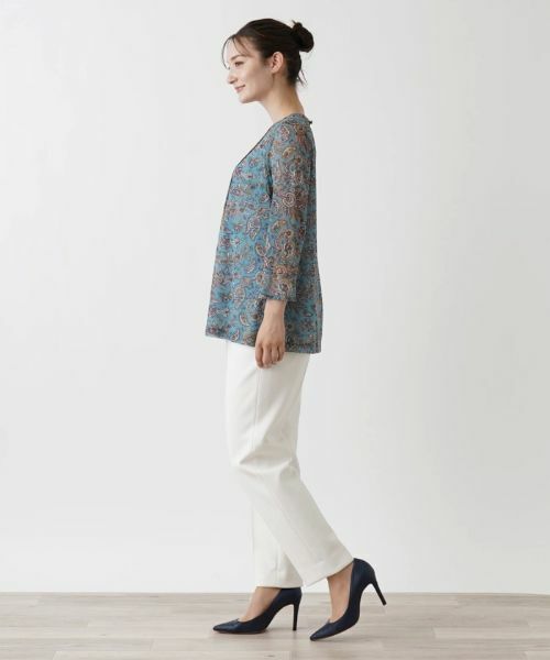 Leilian / レリアン カットソー | ペイズリー柄カットソー【ERICA】 | 詳細10