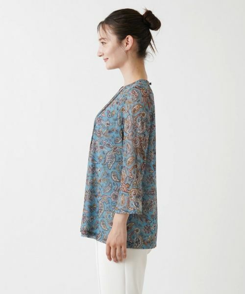 Leilian / レリアン カットソー | ペイズリー柄カットソー【ERICA】 | 詳細13