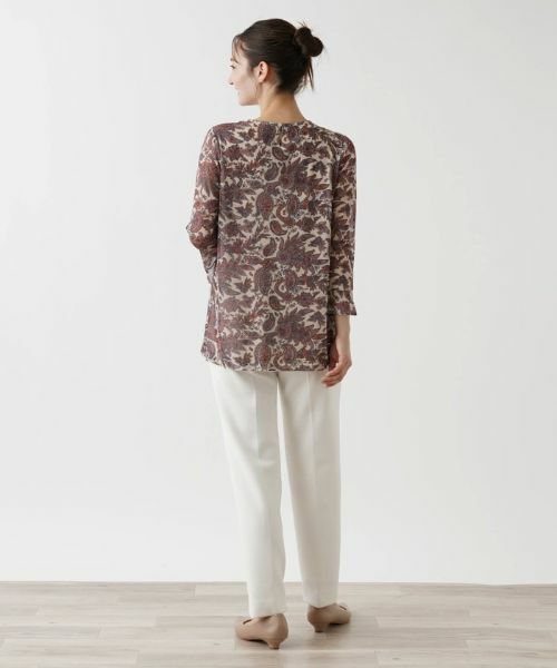 Leilian / レリアン カットソー | ペイズリー柄カットソー【ERICA】 | 詳細3