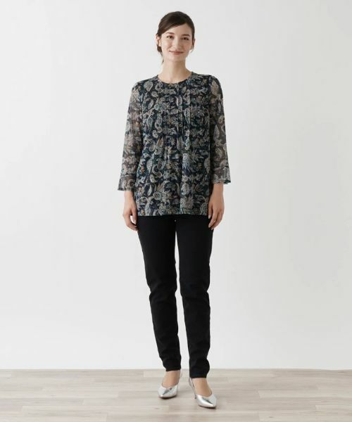 Leilian / レリアン カットソー | ペイズリー柄カットソー【ERICA】 | 詳細5