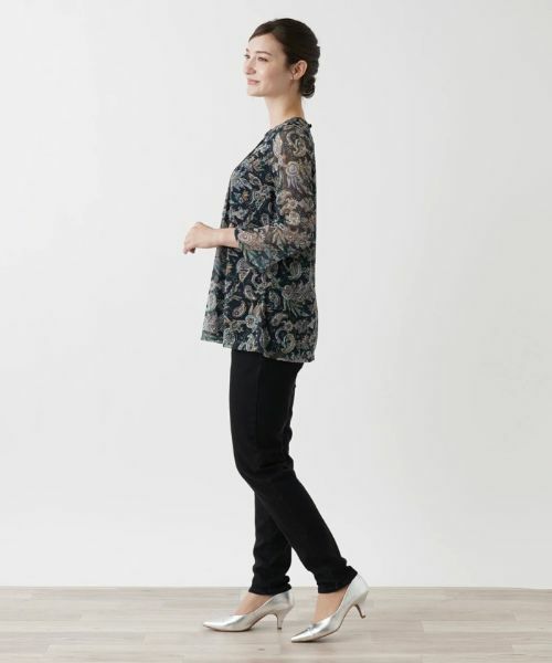 Leilian / レリアン カットソー | ペイズリー柄カットソー【ERICA】 | 詳細6