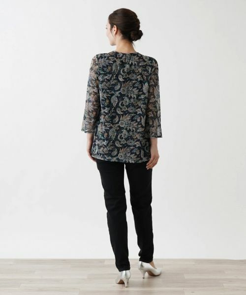 Leilian / レリアン カットソー | ペイズリー柄カットソー【ERICA】 | 詳細7