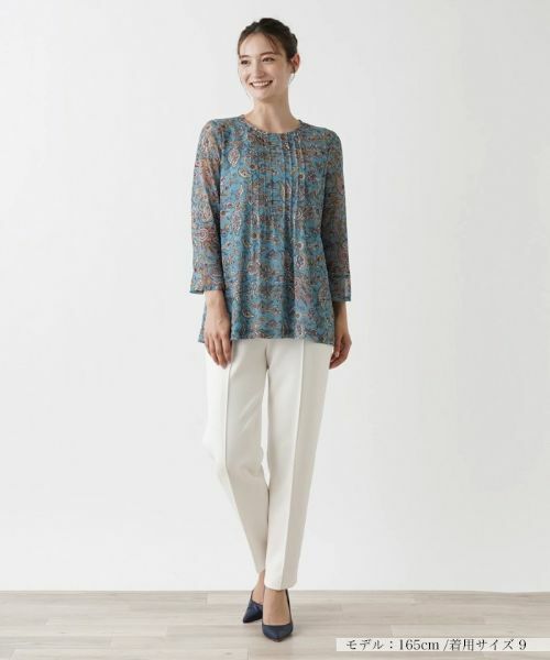 Leilian / レリアン カットソー | ペイズリー柄カットソー【ERICA】 | 詳細9