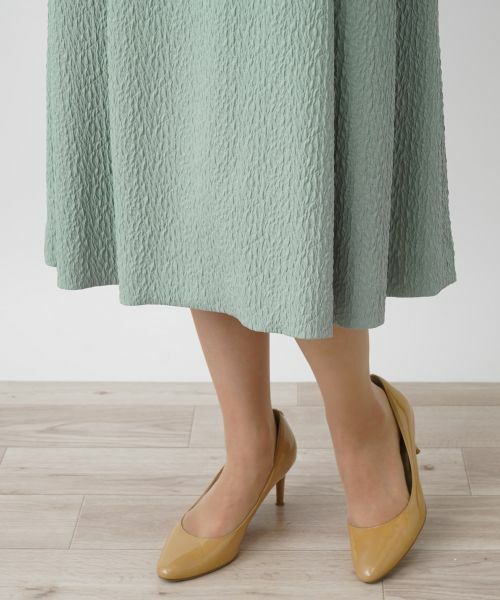 Leilian / レリアン ドレス | ストレッチスクエアネックワンピース | 詳細12