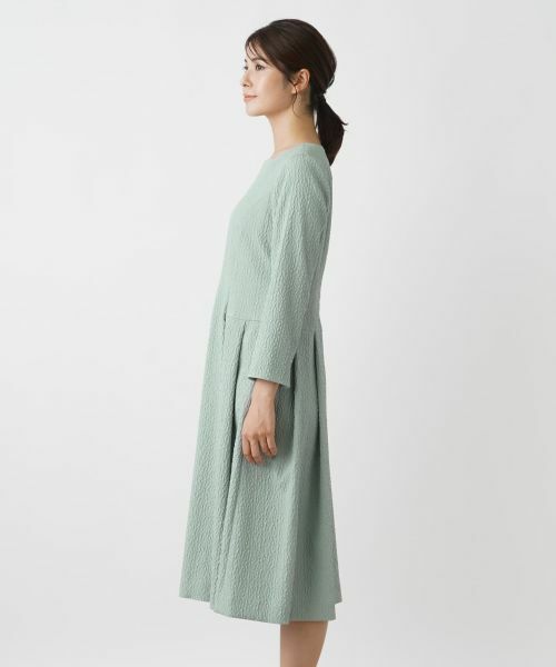 Leilian / レリアン ドレス | ストレッチスクエアネックワンピース | 詳細5