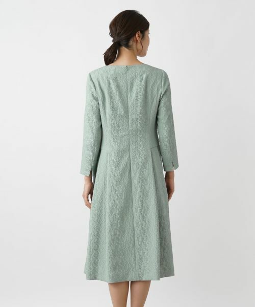 Leilian / レリアン ドレス | ストレッチスクエアネックワンピース | 詳細6