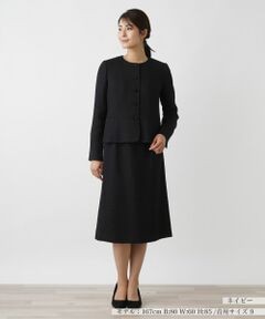 美品　レリアン　Leilian スーツ　11号　ネイビー系 101794_db07.jpg?20250613073423