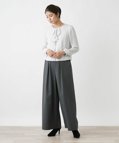 Leilian / レリアン シャツ・ブラウス | フロントフリルブラウス | 詳細1